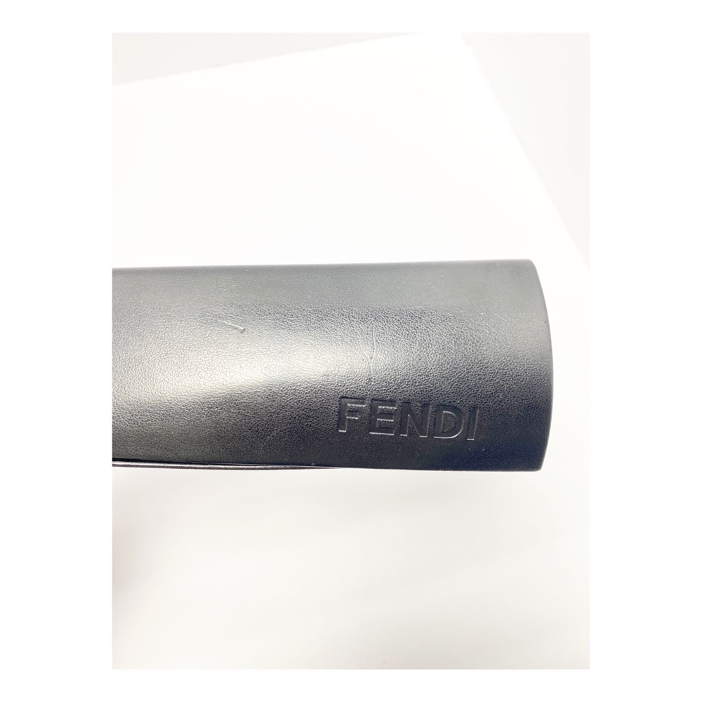 Fendi black twist glasses case